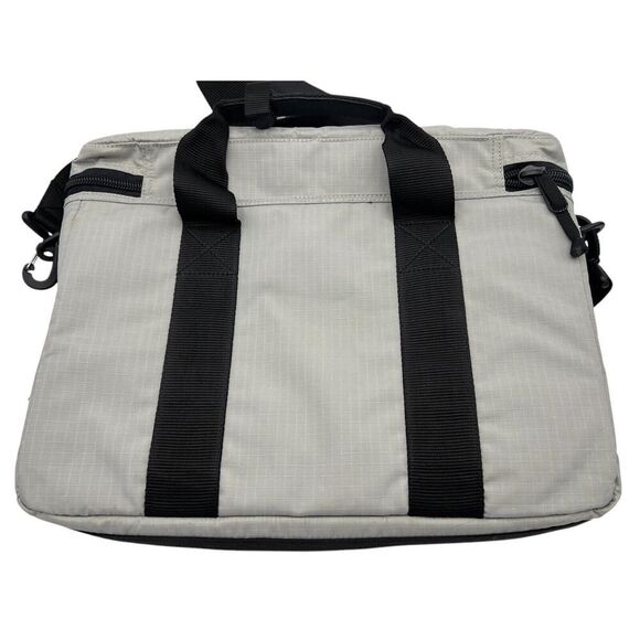 A.G. Spalding & Bros Laptop Bag Crossbody & Handle Briefcase Gray Nylon Travel - Picture 2 of 10